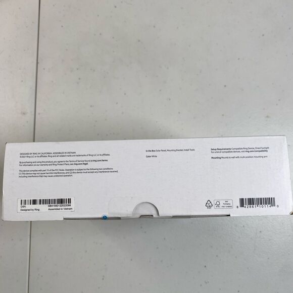 NIB RING Solar Panel for Outdoor Ring Cameras - White - Picture 8 of 13